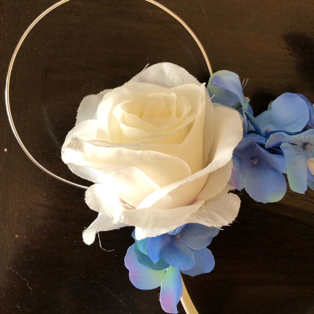Blue and white handmade Disney Ears - Picture 4 of 5